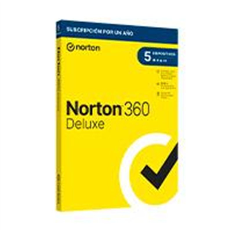 NORTON 360 DELUXE / TOTAL SECURITY/ 5 DISPOSITIVOS/ 1 AÑO (CAJA)