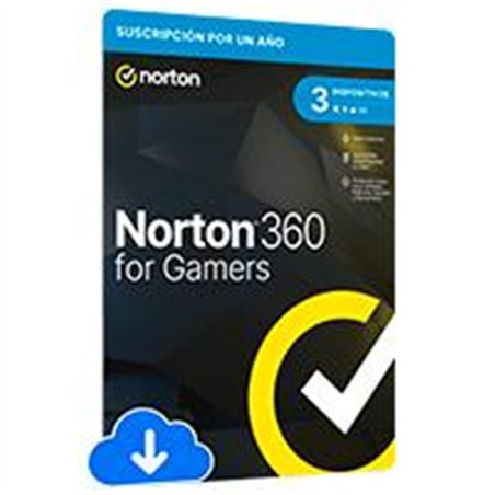 ESD NORTON 360 FOR GAMERS / TOTAL SECURITY/ 3 DISPOSITIVOS/ 1 AÑO/ DESCARGA DIGITAL