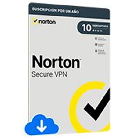 ESD NORTON WIFI VPN PRIVACIDAD SEGURA 10 DISPOSITIVOS 1 AÑO/ENTREGA ELECTRONICA