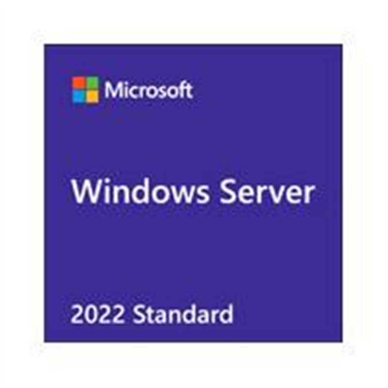 MICROSOFT OEM WINDOWS SERVER STANDARD 2022 64 BITS SPANISH 1 PK DSP OEI DVD HASTA 16 CORE
