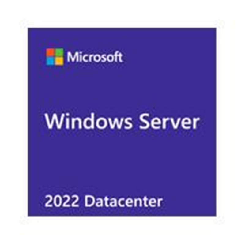 MICROSOFT OEM WINDOWS SERVER DATACENTER 2022 64 BITS SPANISH 1PK DSP OEI DVD HASTA 16 CORE