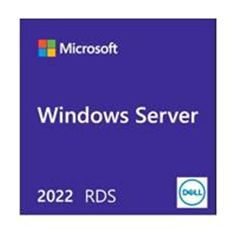 PAQUETE DE 5 RDS PARA USUARIOS REMOTOS DE WINDOWS SERVER 2022 ESTANDAR O DATACENTER PARA SERVIDORES DELL VERSION CAJA POR CADA U