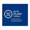 ASPEL 70000 TIMBRES (PARA FACTURE, CAJA, SAE O NOI) (ELECTRÓNICO)