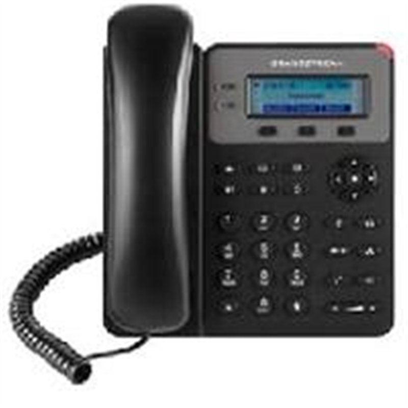 TELEFONO IP GRANDSTREAM GXP1615 / 1 CUENTA SIP 1 LINEA 2 PUERTOS 10/100 PANTALLA LCD RETROILUMINADA SOPORTA EHS INCLUYE FUENTE P