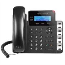 TELEFONO IP GRANDSTREAM GXP1628 / 2 CUENTAS SIP 2 LINEAS 2 PUERTOS GIGABIT 8 TECLAS BLF CONECTOR RJ9 COMPATIBLE CON EHS PANTALLA