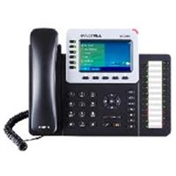 TELEFONO IP GRANDSTREAM GXP2160 / 6 CUENTAS SIP 6 LINEAS 2 PUERTOS GIGABIT BLUETOOTH 24 TECLAS BLF CONECTOR RJ9 COMPATIBLE CON E