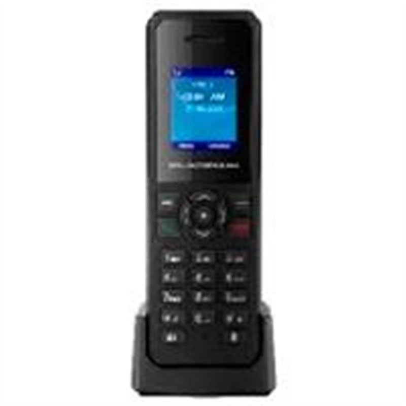 TELEFONO IP DECT GRANDSTREAM DP720/ INALAMBRICO 10 CUENTAS SIP PANTALLA A COLOR ALTAVOZ BOTON PUSH-TO-TAL ENTRADA 3,5MM COMPATIB