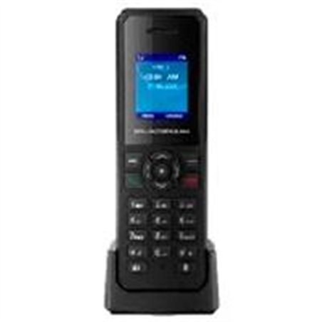 TELEFONO IP DECT GRANDSTREAM DP720/ INALAMBRICO 10 CUENTAS SIP PANTALLA A COLOR ALTAVOZ BOTON PUSH-TO-TAL ENTRADA 3,5MM COMPATIB