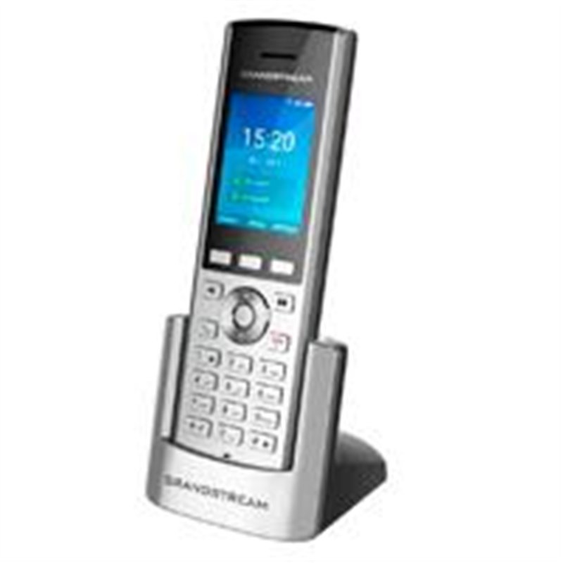 TELEFONO IP WIFI GRANDSTREAM WP820/2 CUENTAS SIP 2 LINEAS PANTALLA A COLOR BLUETOOTH BOTON PUSH TO TALK CONECTOR MICRO USB 3.5 M