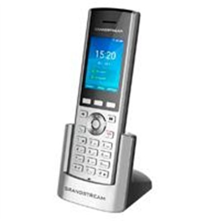 TELEFONO IP WIFI GRANDSTREAM WP820/2 CUENTAS SIP 2 LINEAS PANTALLA A COLOR BLUETOOTH BOTON PUSH TO TALK CONECTOR MICRO USB 3.5 M