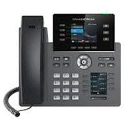 TELEFONO IP GRANDSTREAM GRP2614/ 4 CUENTAS SIP 4 LINEAS PANTALLAS DUALES LCD A COLOR BLUETOOTH WIFI 2 PUERTOS 10/100/1000 SOPORT