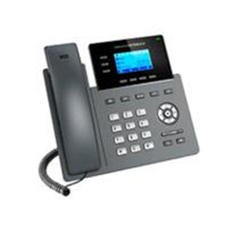 TELEFONO IP GRANDSTREAM GRP2603P/ 3 CUENTAS SIP 6 LINEAS P. LCD 2 PUERTOS 10/100/100 SOPORTA EHS POE NO INCLUYE ELIMINADOR