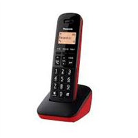 TELEFONO PANASONIC KX-TGB310MER INALAMBRICO PANTALLA LCD COLOR AMBAR 50 NUMEROS EN DIRECTORIO BLOQUE DE LLAMADAS NO DESEADAS VOL