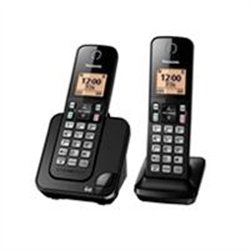 TELEFONO PANASONIC KX-TGC352MEB INALAMBRICO BASE HANDSET PANTALLA LCD COLOR AMBAR TECLADO ILUMINADO ALTAVOZ IDENTIFICADOR DE LLA