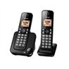 TELEFONO PANASONIC KX-TGC352MEB INALAMBRICO BASE HANDSET PANTALLA LCD COLOR AMBAR TECLADO ILUMINADO ALTAVOZ IDENTIFICADOR DE LLA