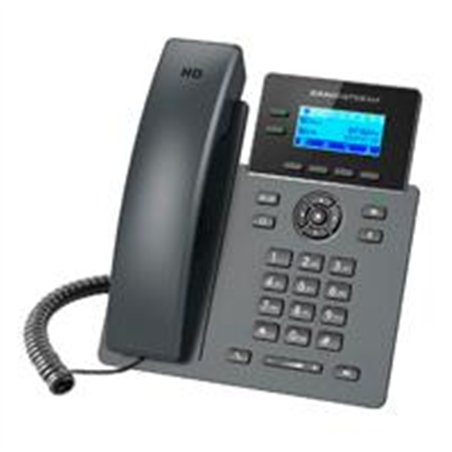 TELFONO IP GRANDSTREAM GRP2602W, 4 CUENTAS SIP 2 LINEAS WIFI  P. LCD 2 PUERTOS 10/100 SOPORTA (EHS)  INCLUYE ELIMINADOR DE CORRI
