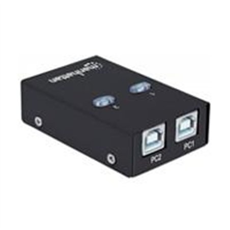 MULTIPLEXOR USB MANHATTAN,162005, USB 1:2 COMPARTE 1 DISP A 2PC