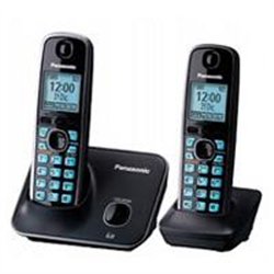 TELEFONO PANASONIC KX-TG4112ME INALAMBRICO BASE HANDSET PANTALLA LCD 1.8 COLOR AZUL TECLADO ILUMINADO ALTAVOZ 50 NUMERO EN DIREC