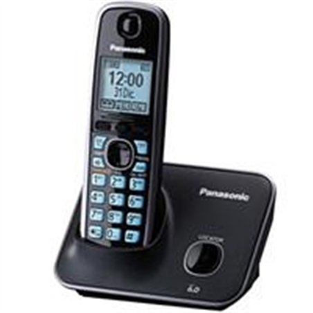 TELEFONO PANASONIC KX-TG4111MEB INALAMBRICO PANTALLA LCD 1.8 COLOR AZUL TECLADO ILUMINADO ALTAVOZ 50 NUMERO EN DIRECTORIO BLOQUE