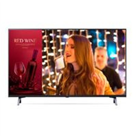 TELEVISION SUPER SIGN PARA SEÑALIZACION DIGITAL LG 43 UHD, HDR 10, 300 NITS 16/7, WI-FI BUILT IN HDMI X2 USB, RF, RS-232, RJ45, 