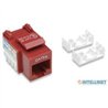 JACK,INTELLINET,210478, CAT 5E DE IMPACTO KEYSTONE ROJO