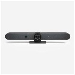SISTEMA DE VIDEOCONFERENCIA LOGITECH RALLY BAR ALL IN ONE 4K 30FPS ZOOM 15X HD IDEAL PARA SALAS MEDIANAS Y GRANDES GRAFITO.