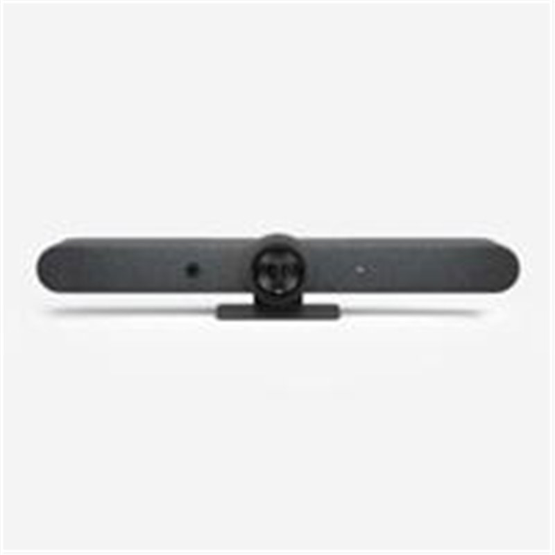 SISTEMA DE VIDEOCONFERENCIA LOGITECH RALLY BAR ALL IN ONE 4K 30FPS ZOOM 15X HD IDEAL PARA SALAS MEDIANAS Y GRANDES GRAFITO.