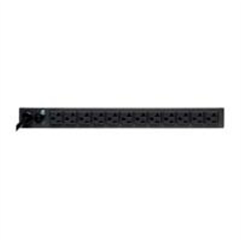 PDU P/RACK TRIPP-LITE  PDU1220  MONOFASICO BASICO 120V,20A, INSTALACION HORIZONTAL EN 1U DE RACK,13 TOMACORRIENTES NEMA 5- 15/20