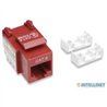 JACK,INTELLINET,210614, CAT 6  DE IMPACTO (KEYSTONE) ROJO