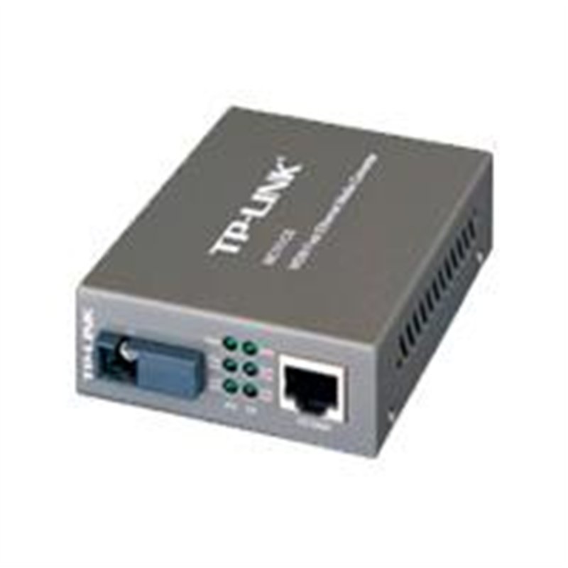 CONVERTIDOR DE MEDIOS | TP-LINK | MC111CS | MONO MODO | WDM CONECTOR DE FIBRA SC A RJ45 | 10/100MBPS