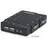SWITCH KVM,MANHATTAN,151269, DESKTOP USB 41 CON CABLESAUDIO