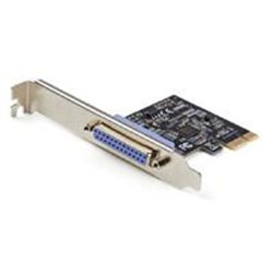 TARJETA PCI EXPRESS DE 1 PUERTO PARALELO - ADAPTADOR PCIE A DB25 LPT - CONTROLADOR DE EXPANSION DE PC PARA IMPRESORA, SPP/ECP - 