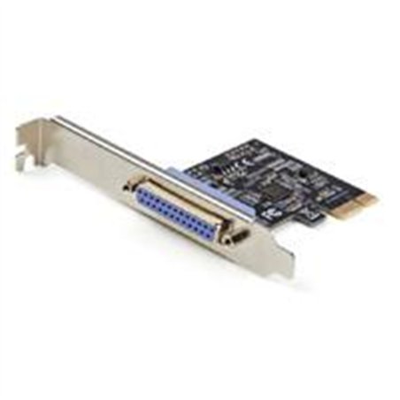 TARJETA PCI EXPRESS DE 1 PUERTO PARALELO - ADAPTADOR PCIE A DB25 LPT - CONTROLADOR DE EXPANSION DE PC PARA IMPRESORA, SPP/ECP - 